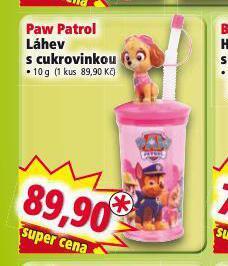 Norma Paw patrol láhev s cukrovinkou nabídka