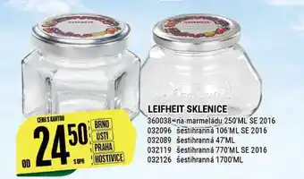 Leifheit sklenice