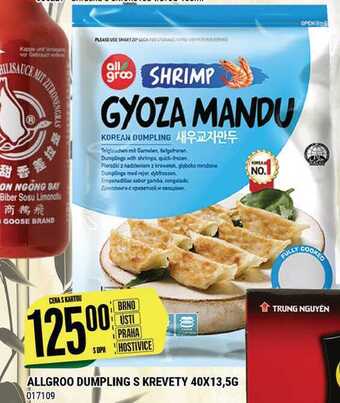 Tamda Foods Allgroo dumpling s krevety 40x13,5g nabídka