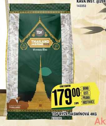 Tamda Foods Tdf rýže jasmínová 4kg nabídka