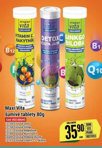 Tamda Foods Maxi vita. šumivé tablety 80 g nabídka
