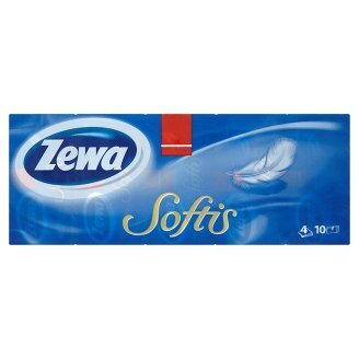 Tamda Foods Zewa papírové kapesníčky 10x10 ks, 4-vrstvé, vybrané druhy 100ks nabídka