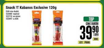 Tamda Foods Snack !t kabanos exclusive 120 g nabídka