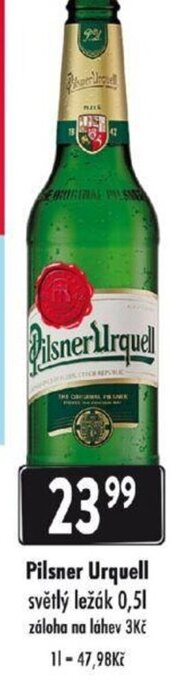 Qanto Pilsner Urquell světlý ležák 0,5L nabídka