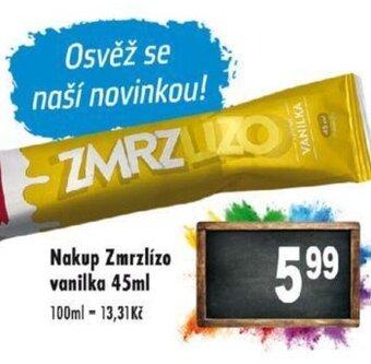 Qanto Nakup Zmrzlízo vanilka 45ml nabídka