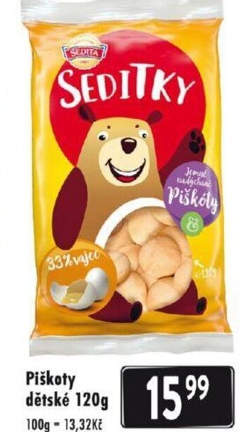 Qanto Piškoty dětské 120g nabídka