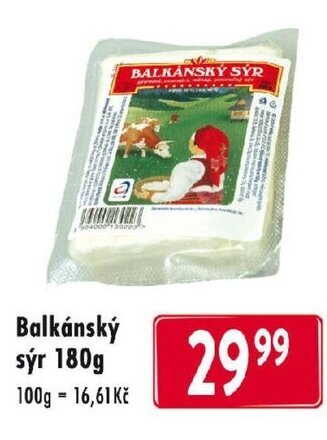 Qanto Balkánský sýr 180g nabídka