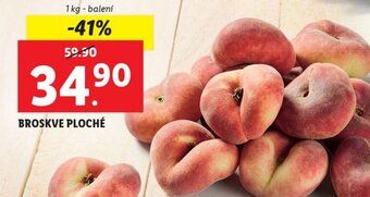 Lidl BROSKVE PLOCHÉ nabídka