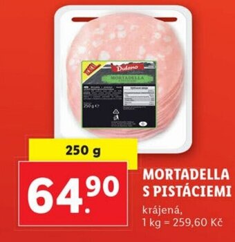 Lidl MORTADELLA S PISTACIEMI nabídka