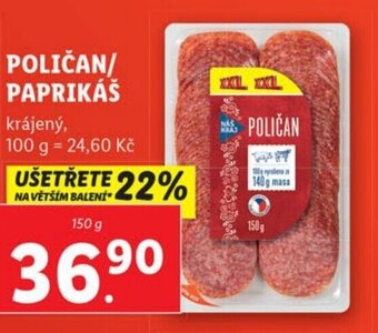 Lidl POLIČAN/ PAPRIKÁŠ nabídka