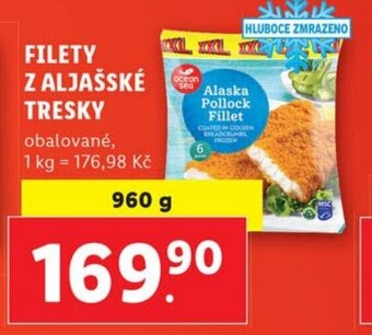 Lidl FILETY Z ALJAŠSKÉ TRESKY nabídka
