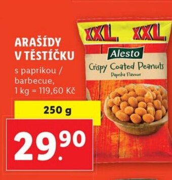 Lidl ARAŠÍDY V TĚSTÍČKU nabídka