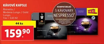 Lidl KÁVOVÉ KAPSLE nabídka