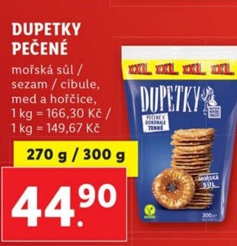 Lidl DUPETKY PEČENÉ nabídka