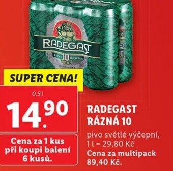 Lidl RADEGAST RÁZNÁ 10 nabídka