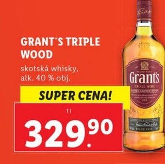 Lidl GRANT'S TRIPLE WOOD nabídka