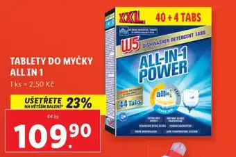 Lidl TABLETY DO MYČKY ALL IN 1 nabídka