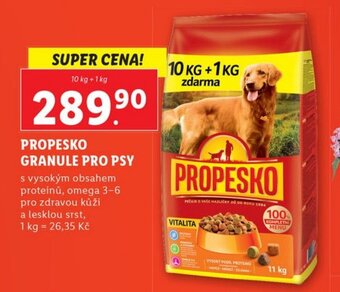 Lidl PROPESKO GRANULE PRO PSY nabídka