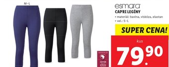 Lidl esmara CAPRI LEGÍNY nabídka