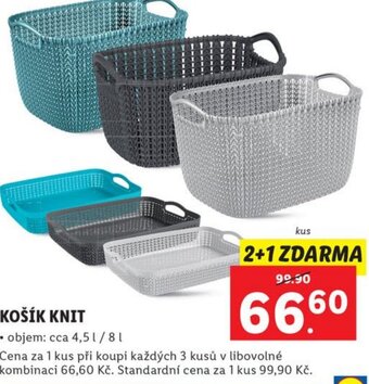Lidl KOŠÍK KNIT nabídka