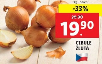 Lidl CIBULE ŽLUTÁ nabídka