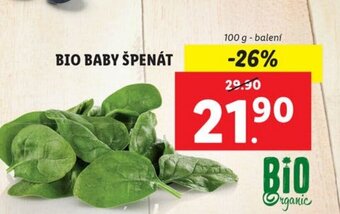 Lidl BIO BABY ŠPENÁT nabídka