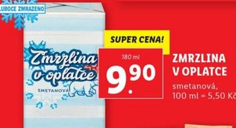 Lidl ZMRZLINA V OPLATCE nabídka