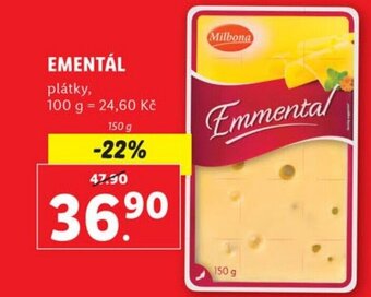 Lidl EMENTÁL nabídka