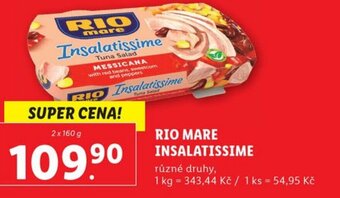 Lidl RIO MARE Insalatissime nabídka