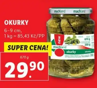 Lidl OKURKY nabídka