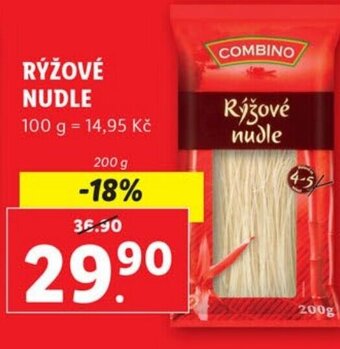 Lidl RÝŽOVÉ NUDLE nabídka