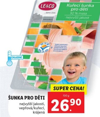 Lidl ŠUNKA PRO DĚTI nabídka