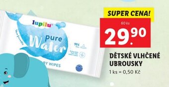 Lidl DĚTSKÉ VLHČENÉ UBROUSKY nabídka