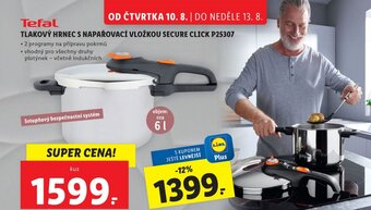 TLAKOVÝ HRNEC S NAPAŘOVACÍ VLOŽKOU SECURE CLICK P25307