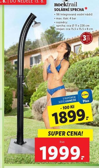 Lidl Solární sprcha nabídka