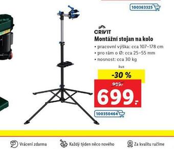 Lidl Montážní stojan na kolo nabídka