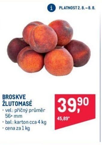 Makro BROSKVE ŽLUTOMASÉ nabídka