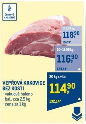 Makro VEPŘOVÁ KRKOVICE BEZ KOSTI nabídka