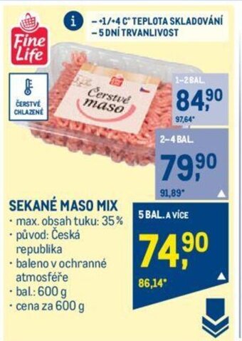 Makro SEKANÉ MASO MIX nabídka