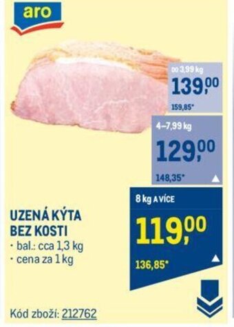 Makro UZENÁ KÝTA BEZ KOSTI nabídka