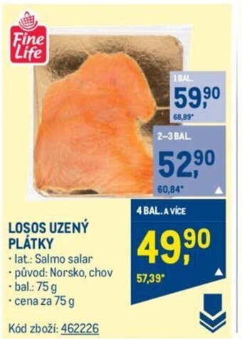 Makro LOSOS UZENÝ PLÁTKY nabídka