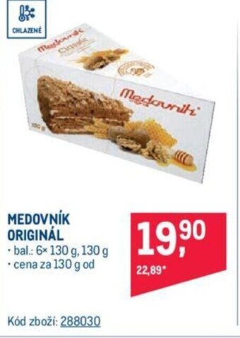 Makro MEDOVNÍK ORIGINÁL nabídka