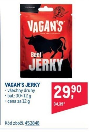 Makro VAGAN'S JERKY nabídka
