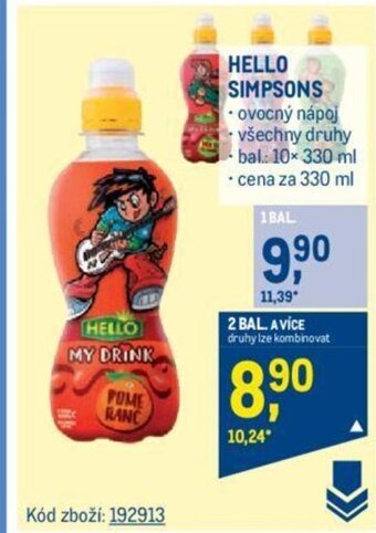 Makro HELLO SIMPSONS nabídka