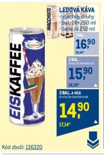 Makro LEDOVÁ KÁVA nabídka