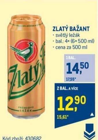 Makro ZLATÝ BAŽANT nabídka
