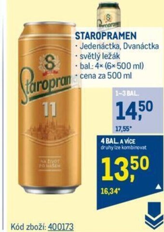 Makro STAROPRAMEN nabídka