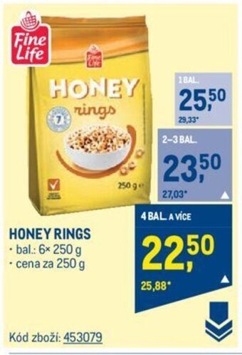 Makro HONEY RINGS nabídka