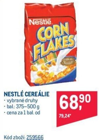 Makro NESTLÉ CEREÁLIE nabídka