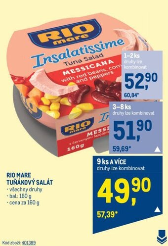 Makro RIO MARE TUŇÁKOVÝ SALÁT nabídka